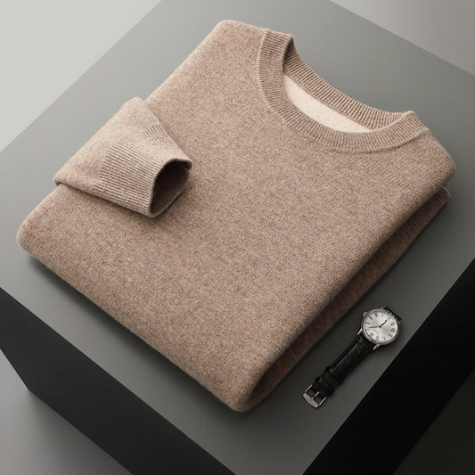 Thickened Wool Round Neck Loose Casual Sweater